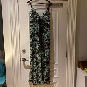 ✨Pricedrop✨ Beautiful EUC Kopa silk maxi dress